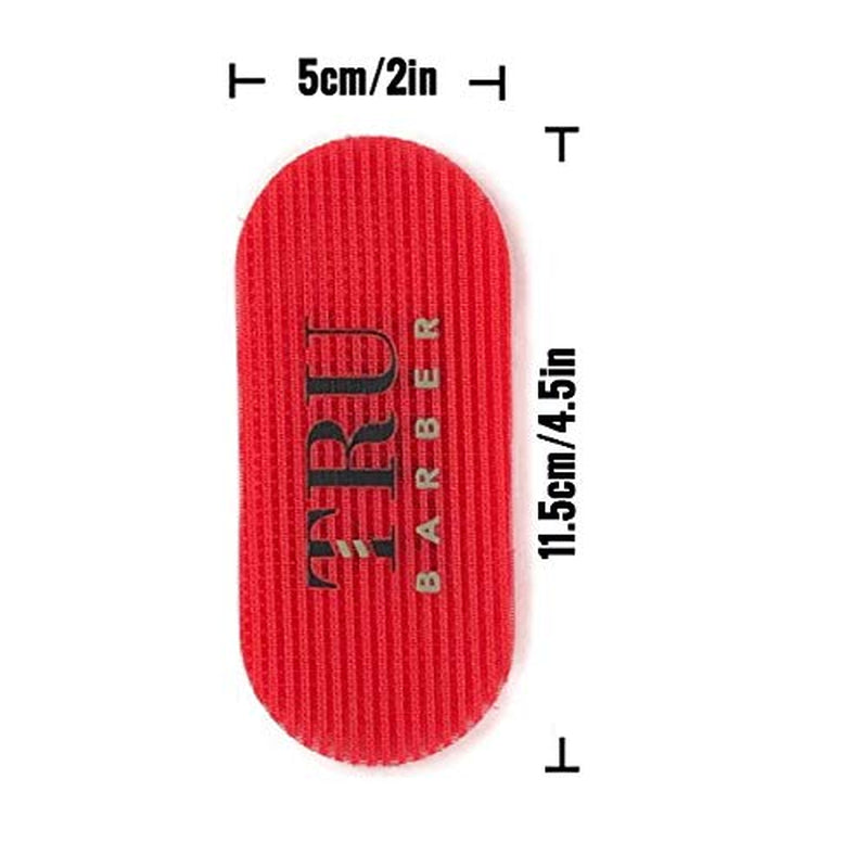 Hair Grippers for Men and Women 6Pcs Bundle - Salon and Barber, Hair Clips for Styling, Sectioning, Cutting and Coloring, Nonslip Grips, Hair Holder (Red)