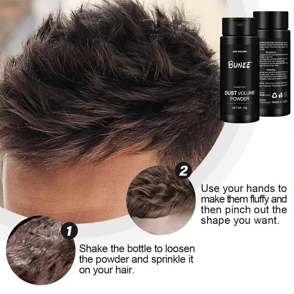 Hair Styling Powder Oil Control Hair Powder Fluffy Hair Powder Increase Hair Volume Instantly Long-Lasting Styling for Men Women