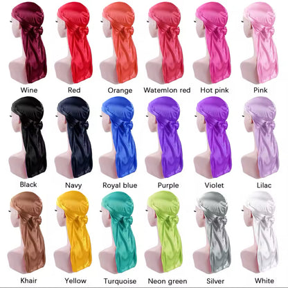 1 Pack Silk Durag Gift Set, Silky Satin DuRag